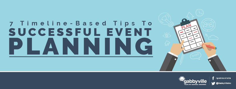 7 Timeline-Based Tips to Successful Event Planning