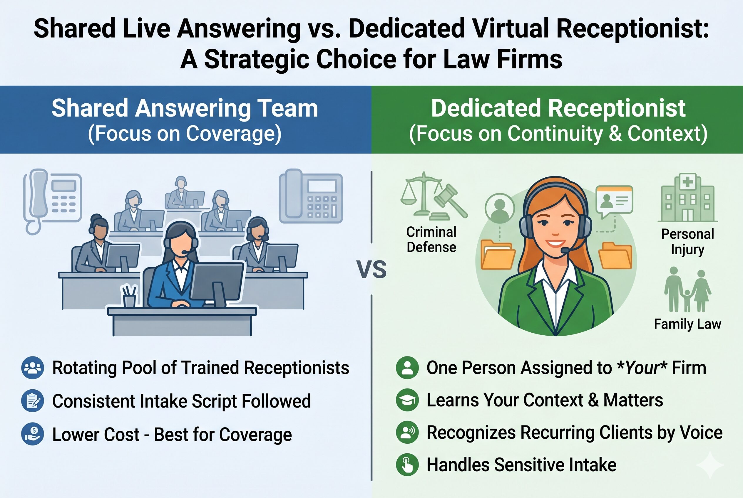 Why Law Firms Are Replacing Their Answering Service With a Dedicated Receptionist