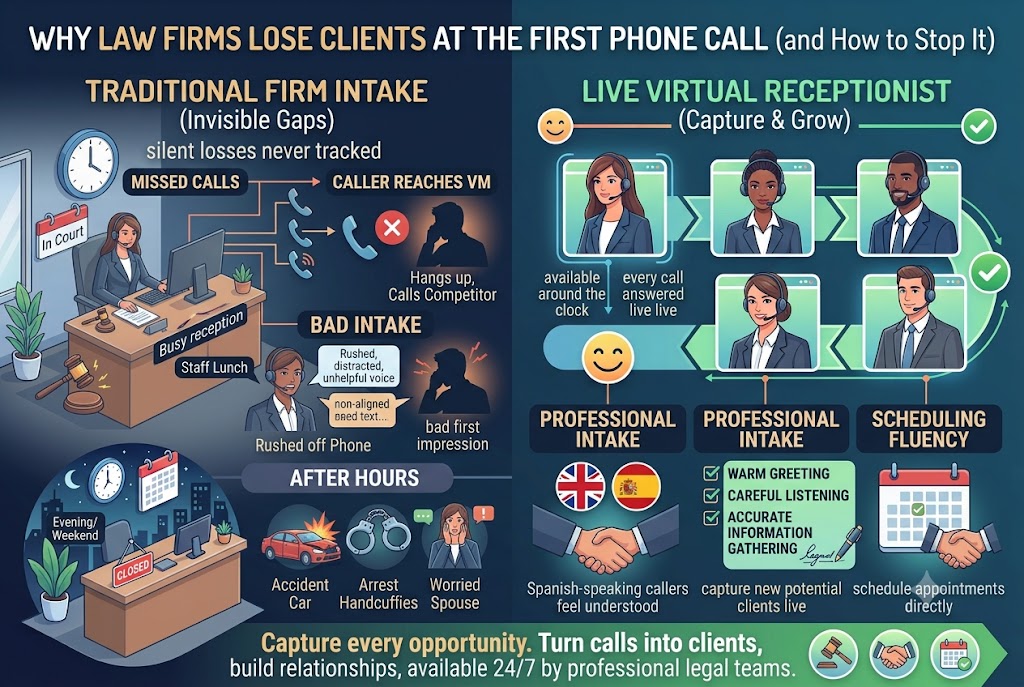 Why Law Firms Lose Clients at the First Phone Call